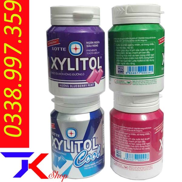 Kẹo Gum Không Đường LOTTE XYLITOL Ngăn Ngừa Sâu Rằng Đủ Hương 58g 3 tốt nhất Tháng hai 2025